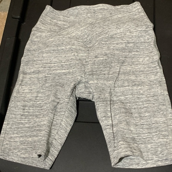 PINK by Victoria's Secret Small, High Waist 9" V-Crossover Bike Short - Gray - Picture 1 of 5